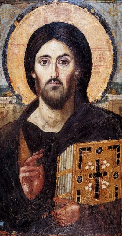 Ícone do século VI: Jesus Cristo Pantokrator